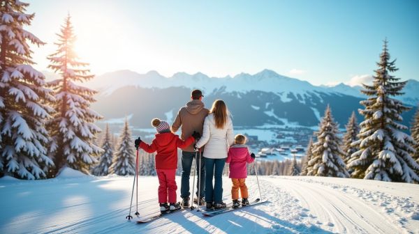 Organiser des vacances en famille au ski sans stress
