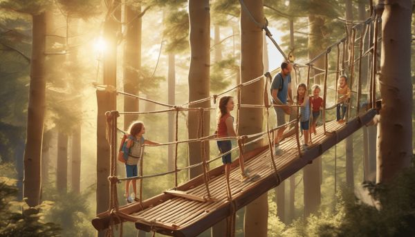 Parcs d’accrobranche pour des aventures en famille en France