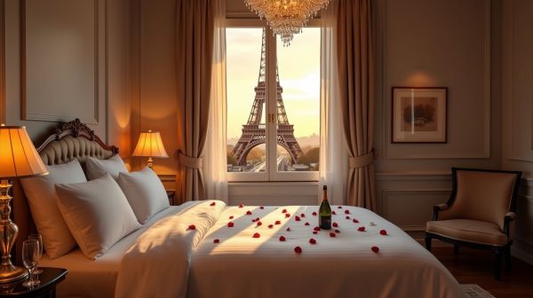 Séjour romantique : Tirez profit des love rooms à Paris