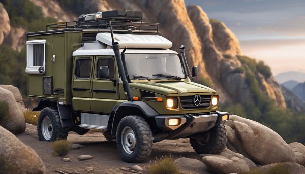 Unimog camping car : véhicule tout terrain pour aventuriers